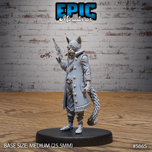 Catfolk Gunner Jasper (3 Variants Available) - Epic Miniatures