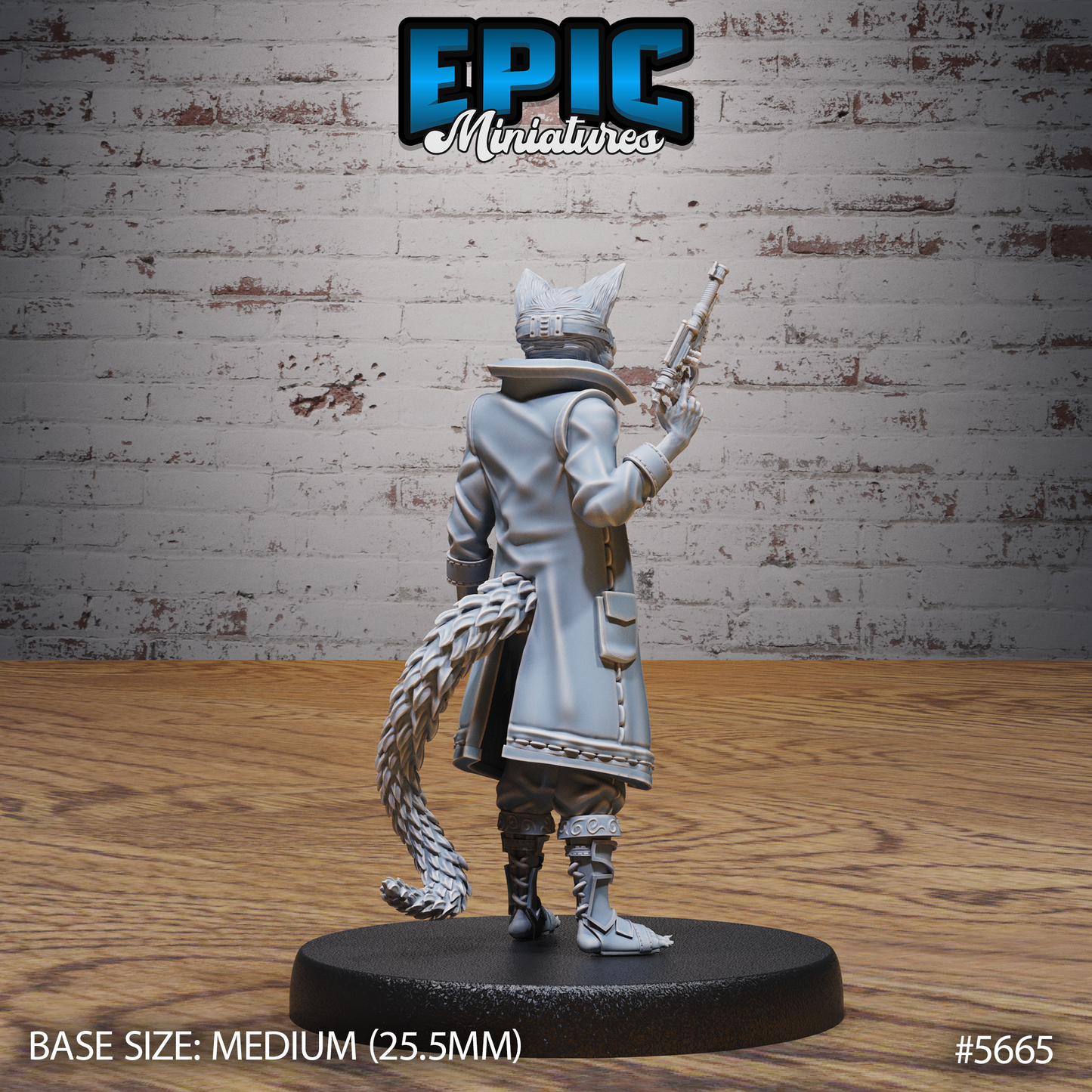 Catfolk Gunner Jasper (3 Variants Available) - Epic Miniatures