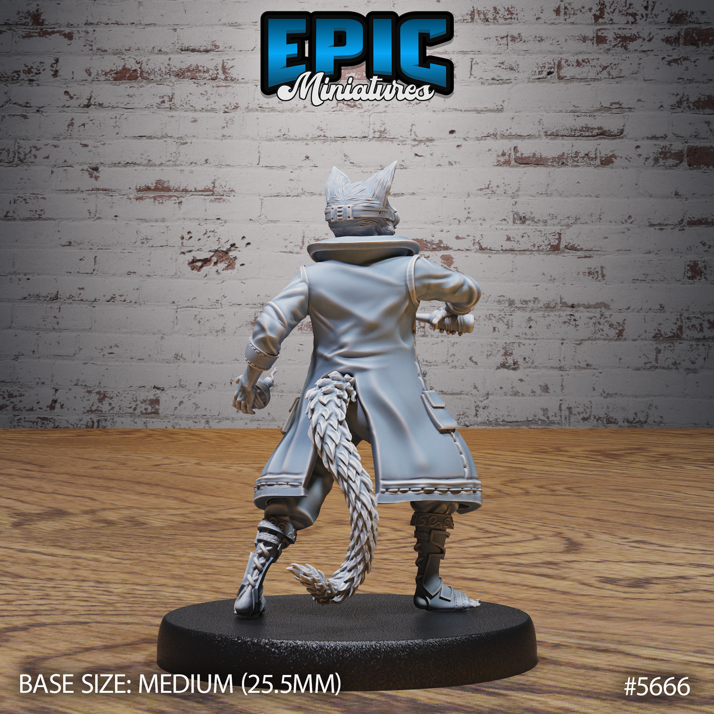 Catfolk Gunner Jasper (3 Variants Available) - Epic Miniatures