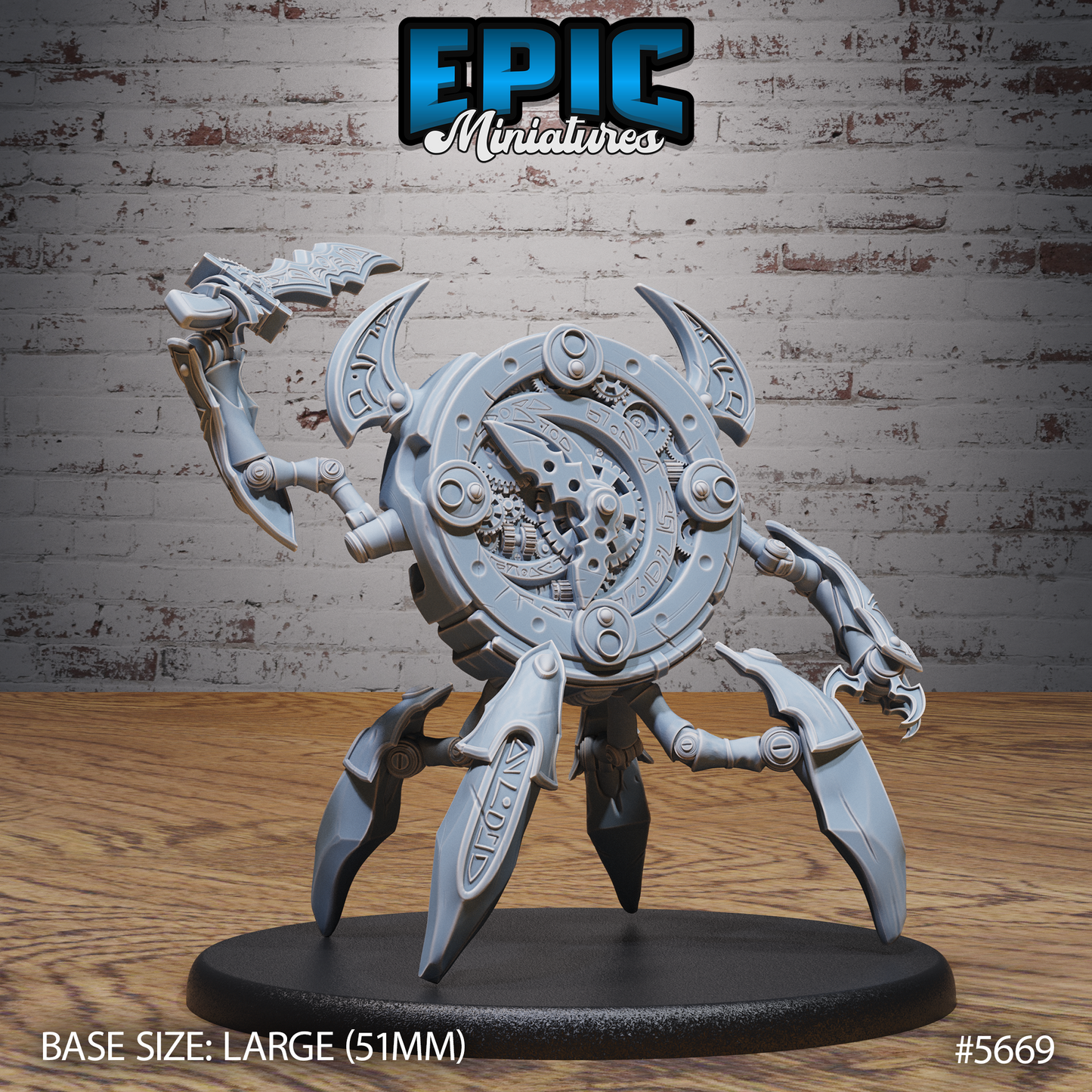 Clockwork Golem (3 Variants Available) - Epic Miniatures