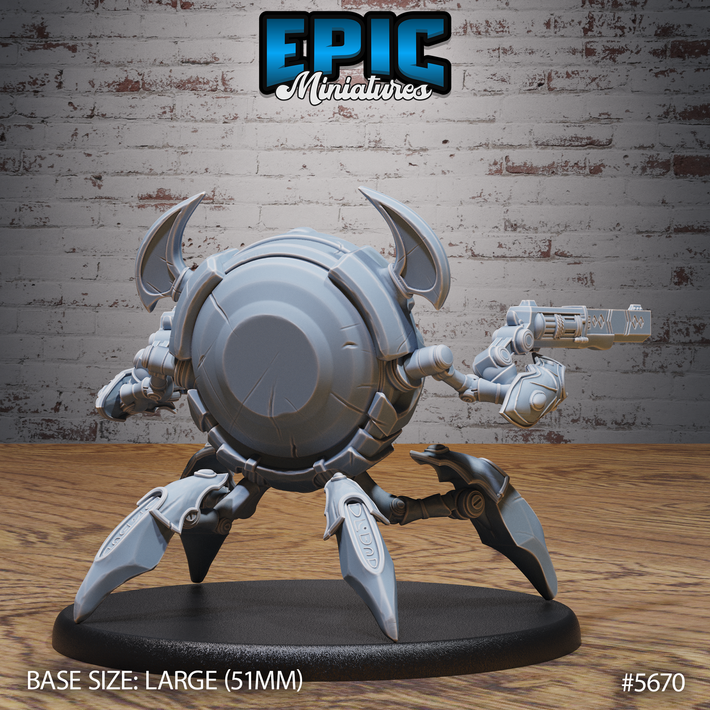 Clockwork Golem (3 Variants Available) - Epic Miniatures