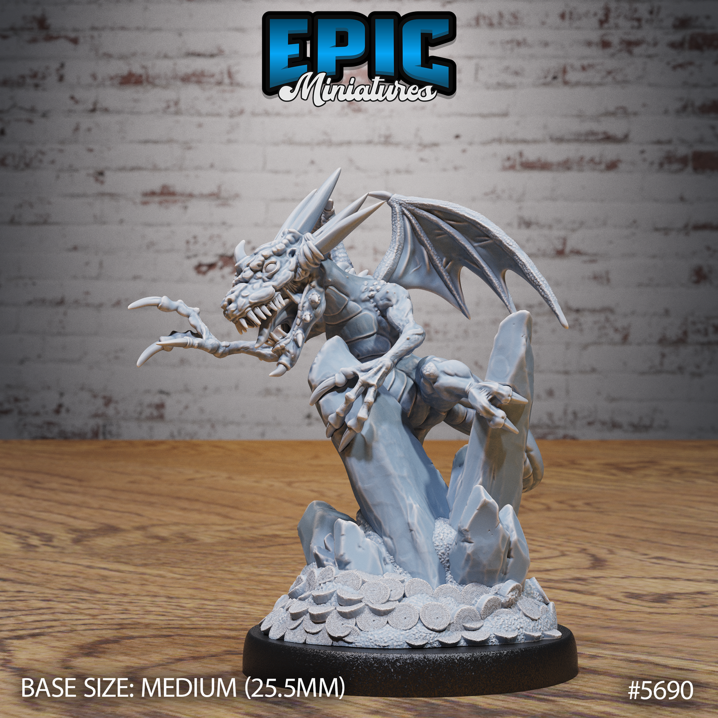 Abyss Drake (4 Variants Available) - Epic Miniatures
