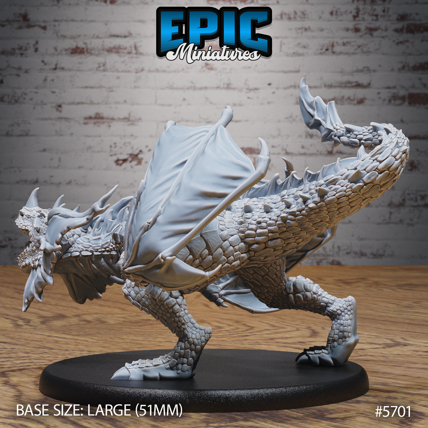 Angry Wyvern (3 Variants Available) - Epic Miniatures