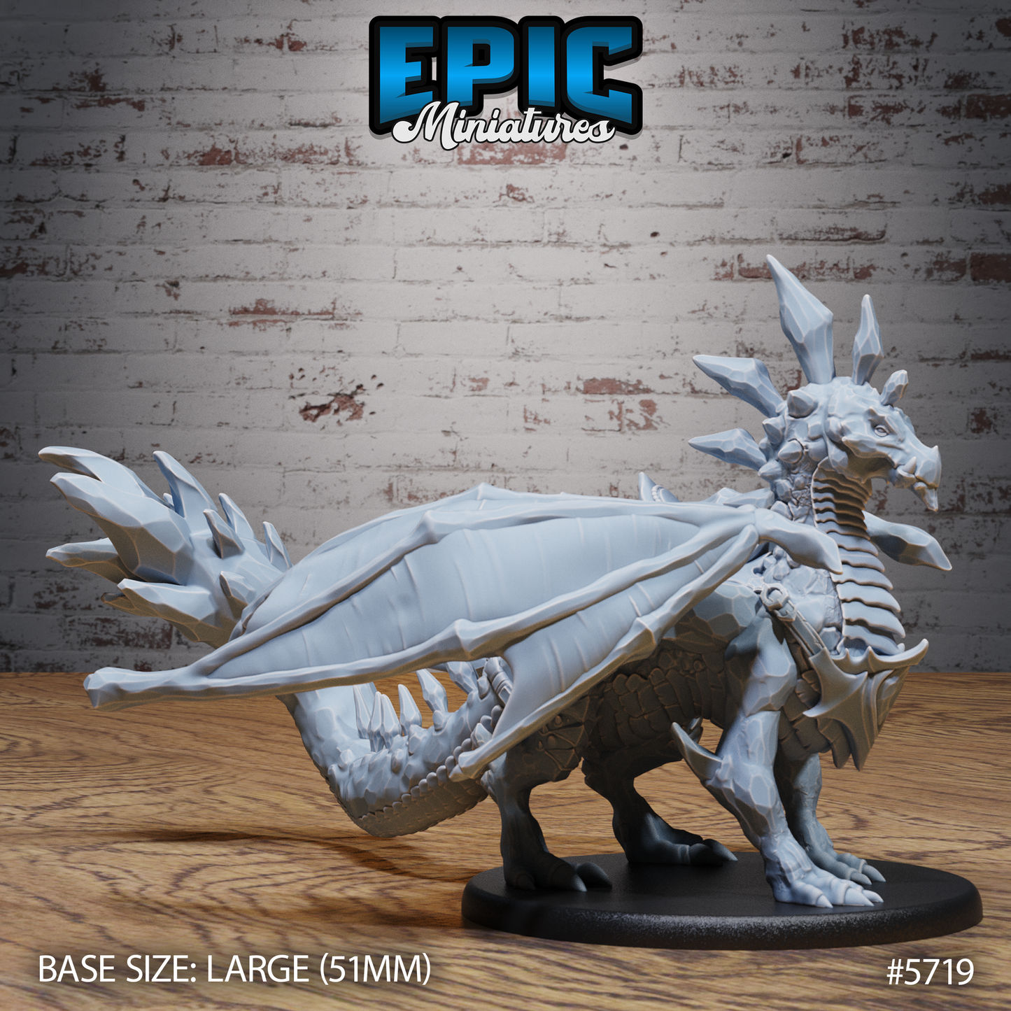Amethyst Dragon (5 Variants Available) - Epic Miniatures