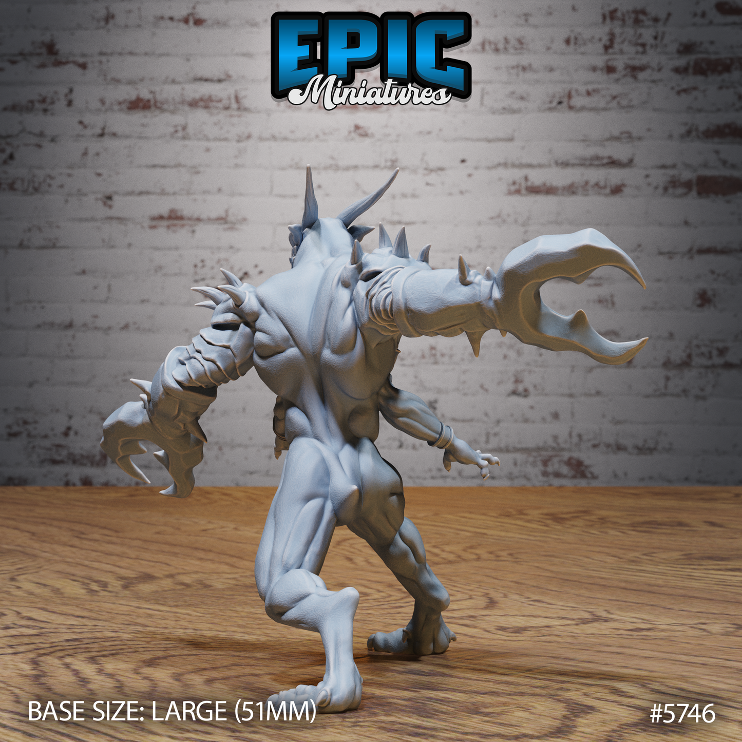 Glabrezu, Classic Crab Demon (3 Variants Available) - Epic Miniatures