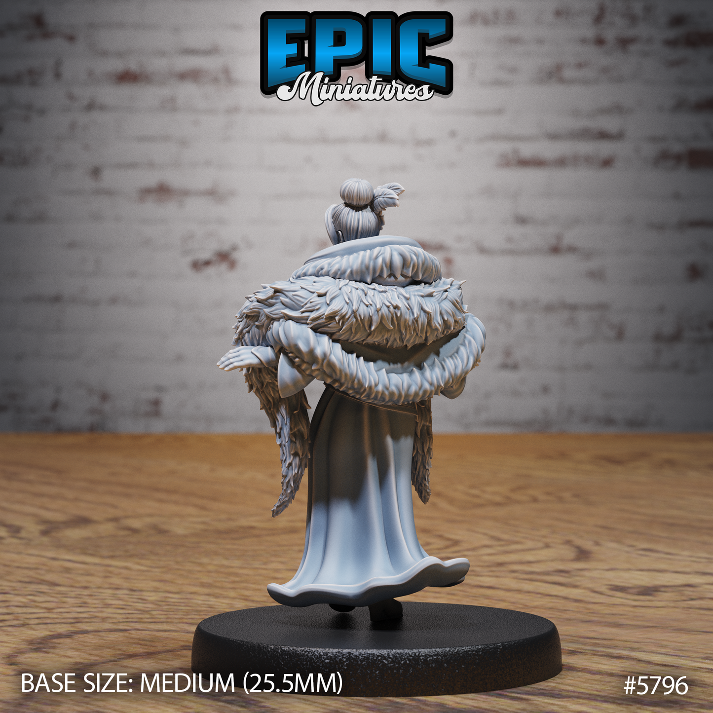 Bearded Lady - Beardless (3 Variants Available) - Epic Miniatures