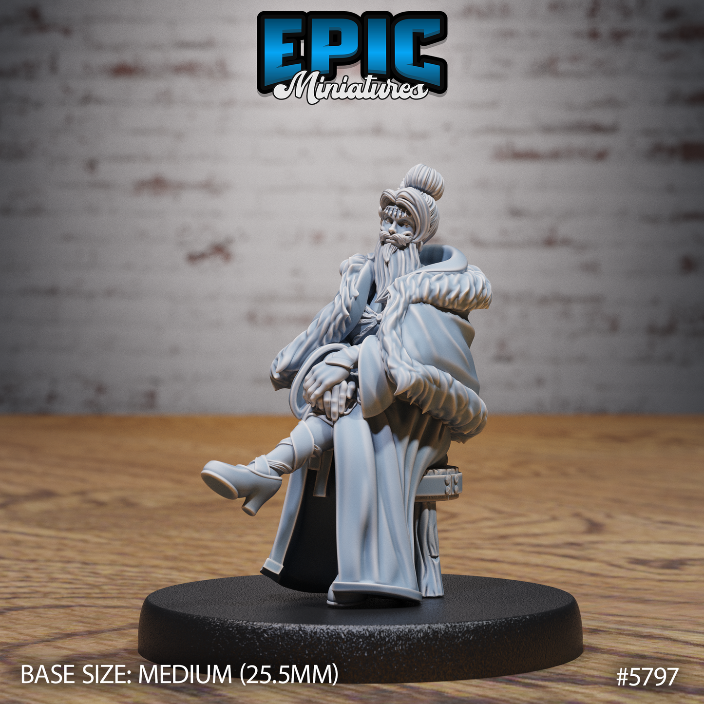 Bearded Lady (3 Variants Available) - Epic Miniatures