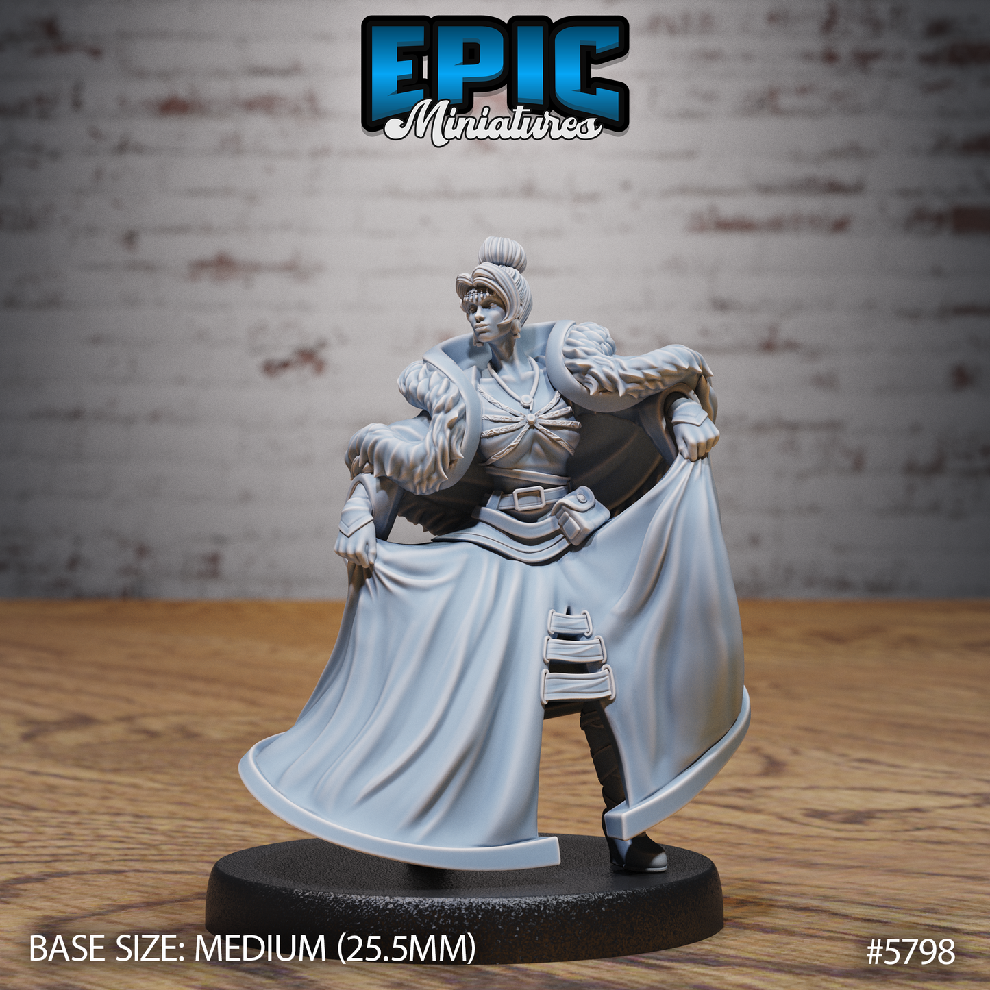 Bearded Lady - Beardless (3 Variants Available) - Epic Miniatures