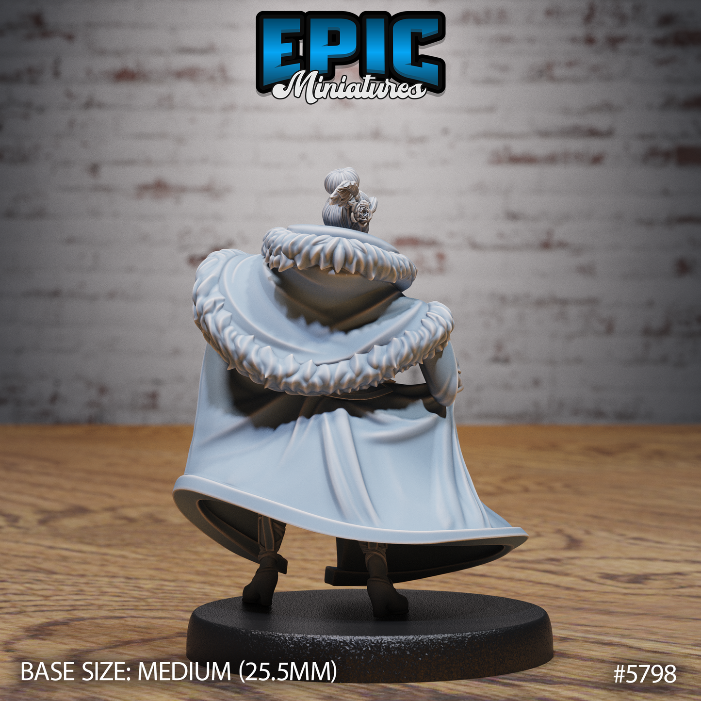 Bearded Lady - Beardless (3 Variants Available) - Epic Miniatures