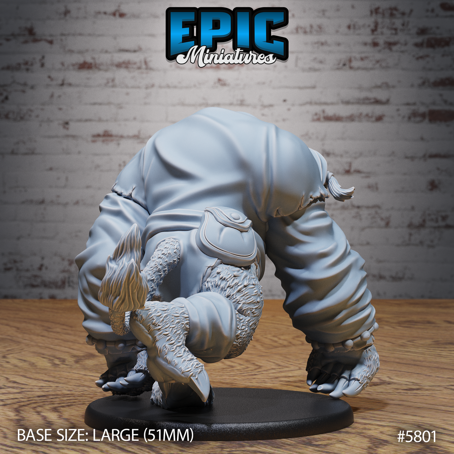 Giant Sloth Nomad (3 Variants Available) - Epic Miniatures