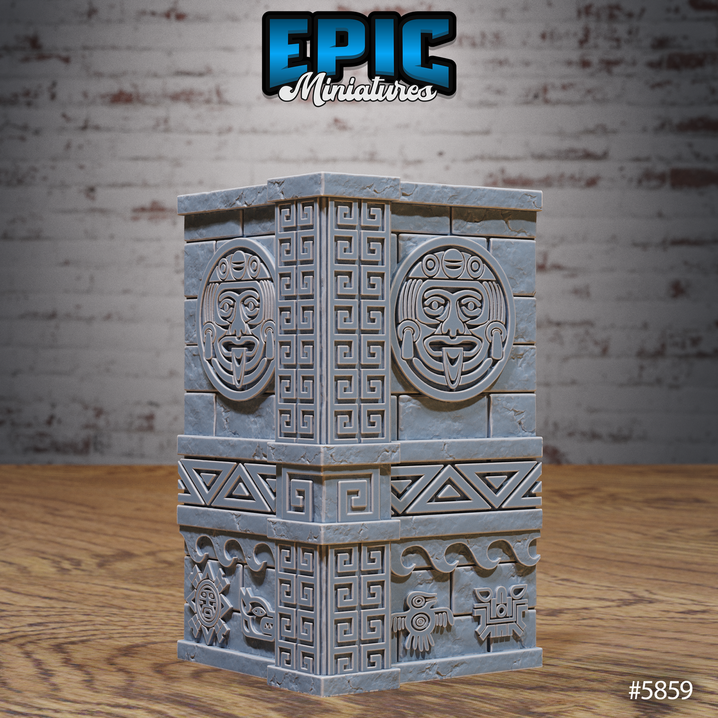 Untamed Jungle, Terrain Scatter Set - Walls (8 Variants Available) - Epic Miniatures