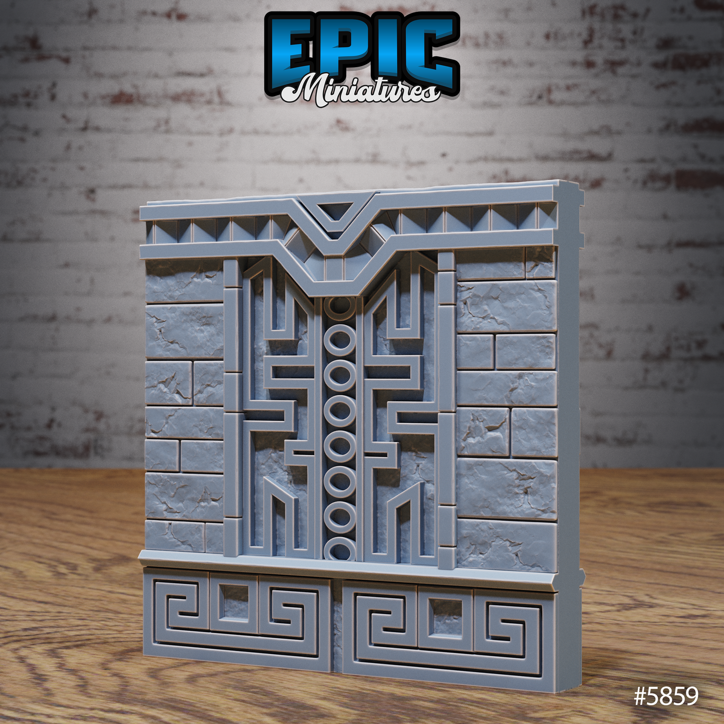 Untamed Jungle, Terrain Scatter Set - Walls (8 Variants Available) - Epic Miniatures