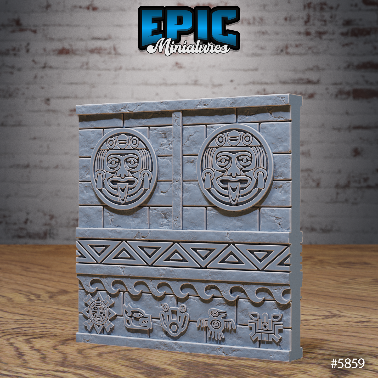 Untamed Jungle, Terrain Scatter Set - Walls (8 Variants Available) - Epic Miniatures