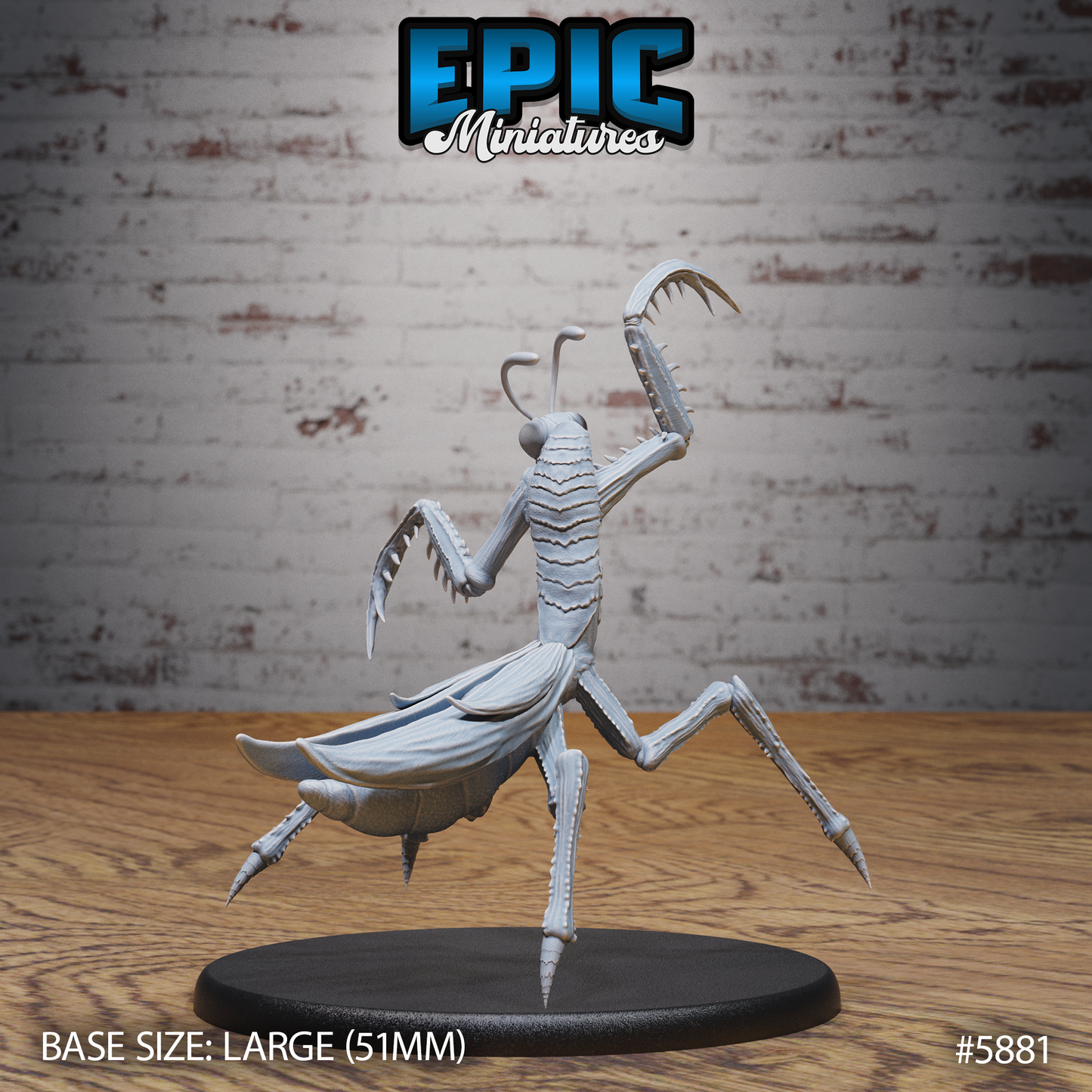 Giant Mantis (3 Variants Available) - Epic Miniatures