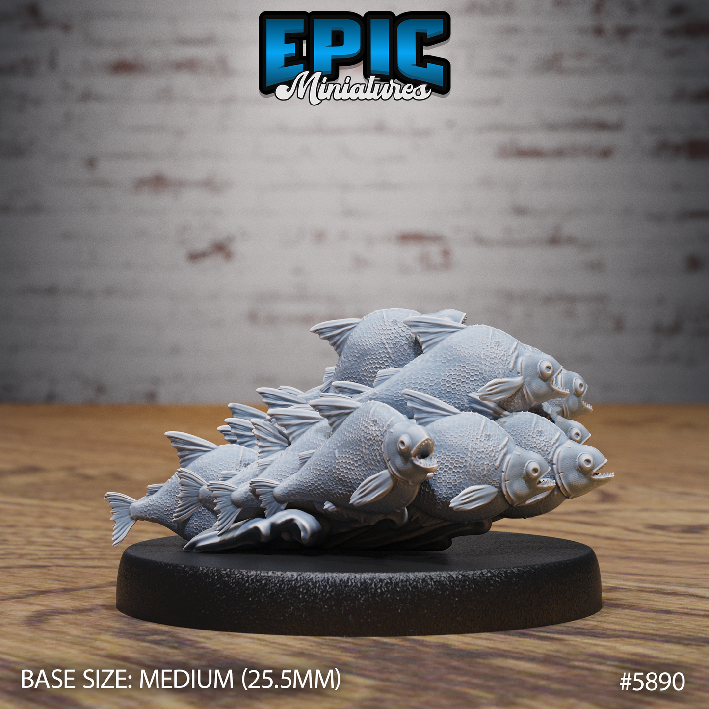 Piranha Swarm (2 Variants Available) - Epic Miniatures