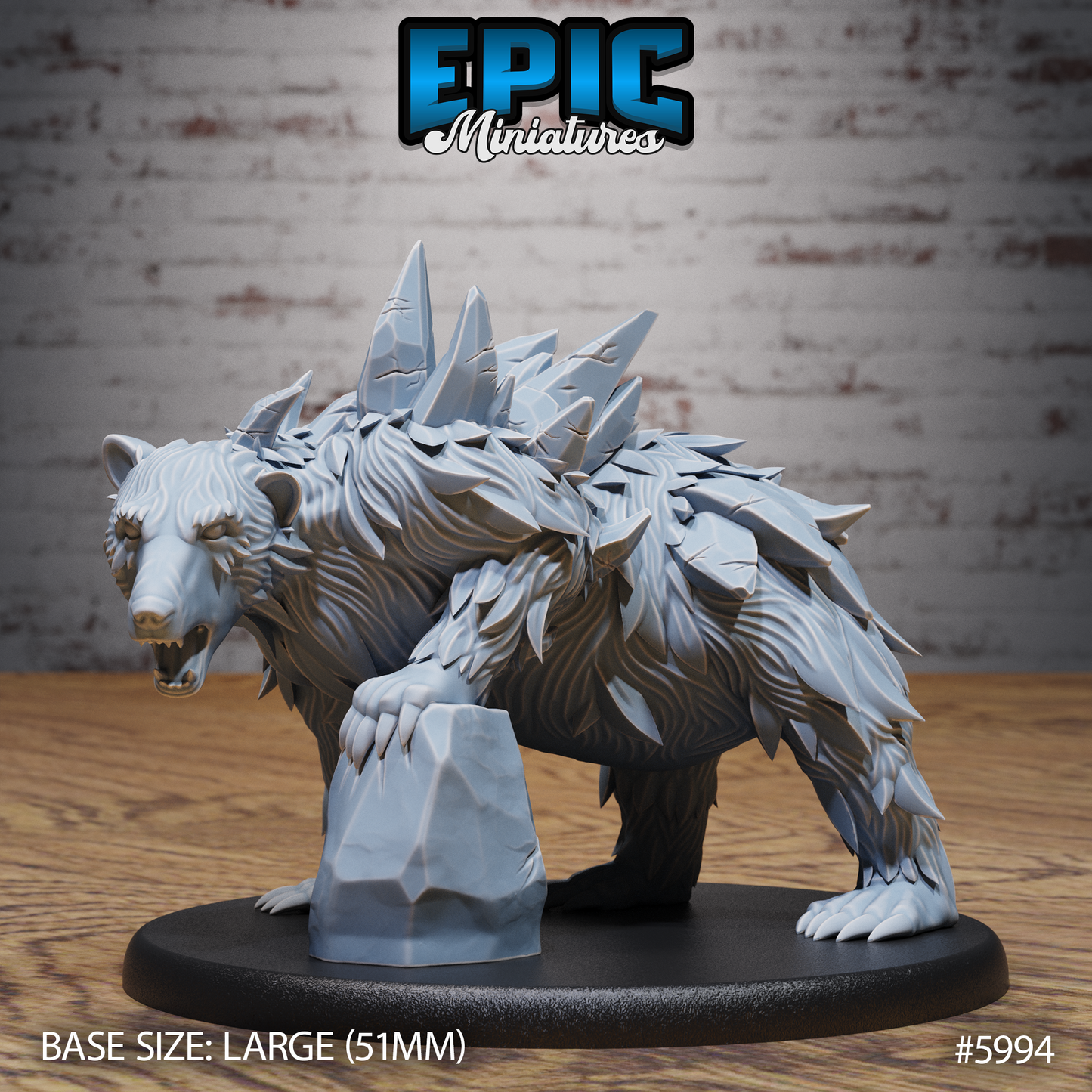 Magical Frost Bear (4 Variants Available) - Epic Miniatures