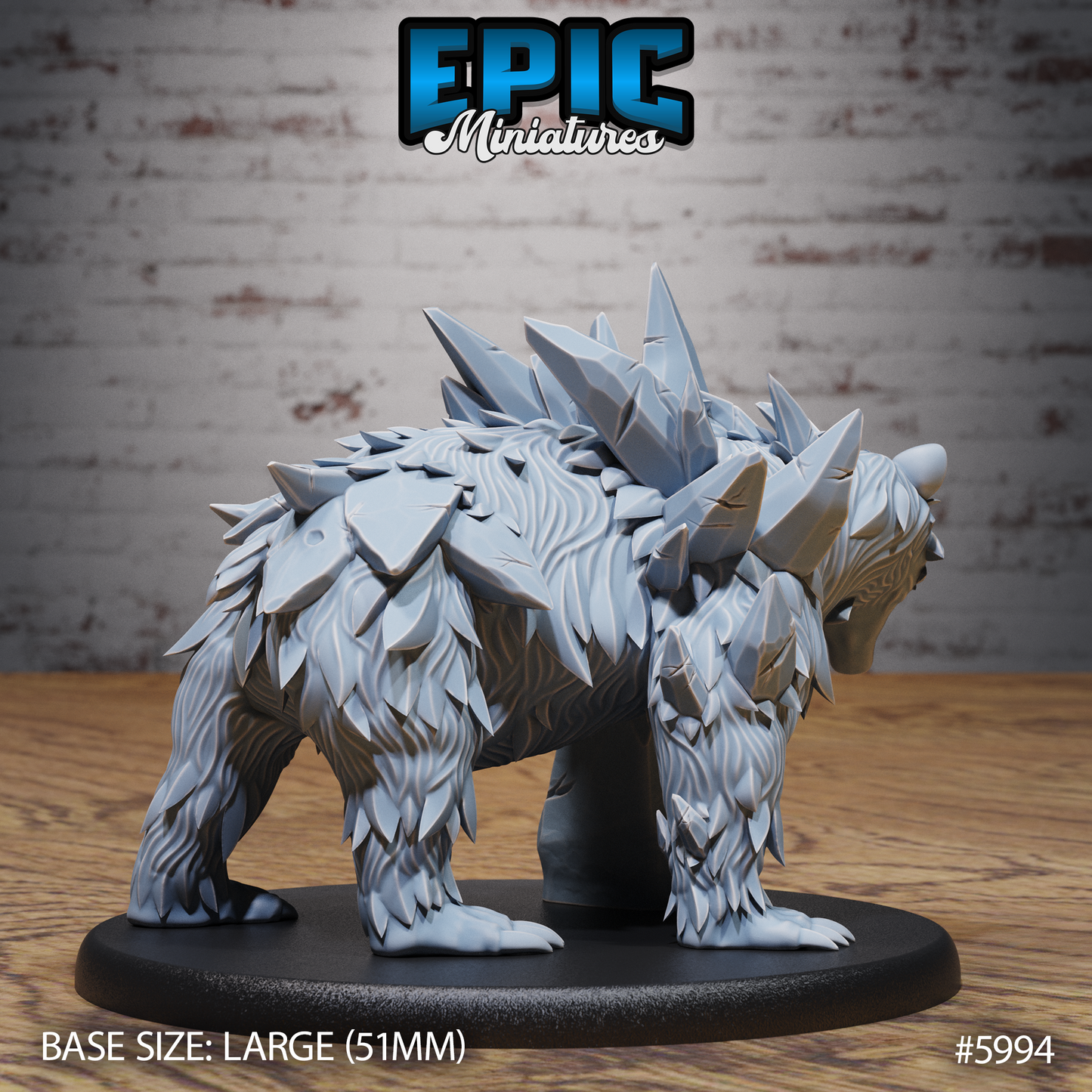Magical Frost Bear (4 Variants Available) - Epic Miniatures