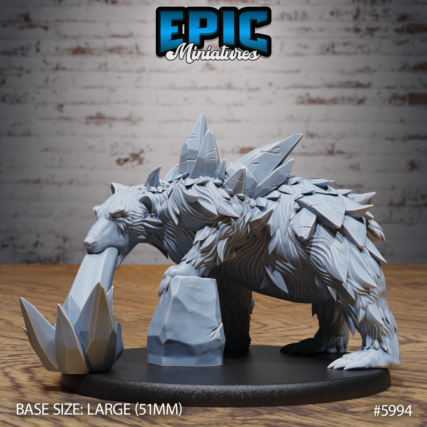 Magical Frost Bear (4 Variants Available) - Epic Miniatures
