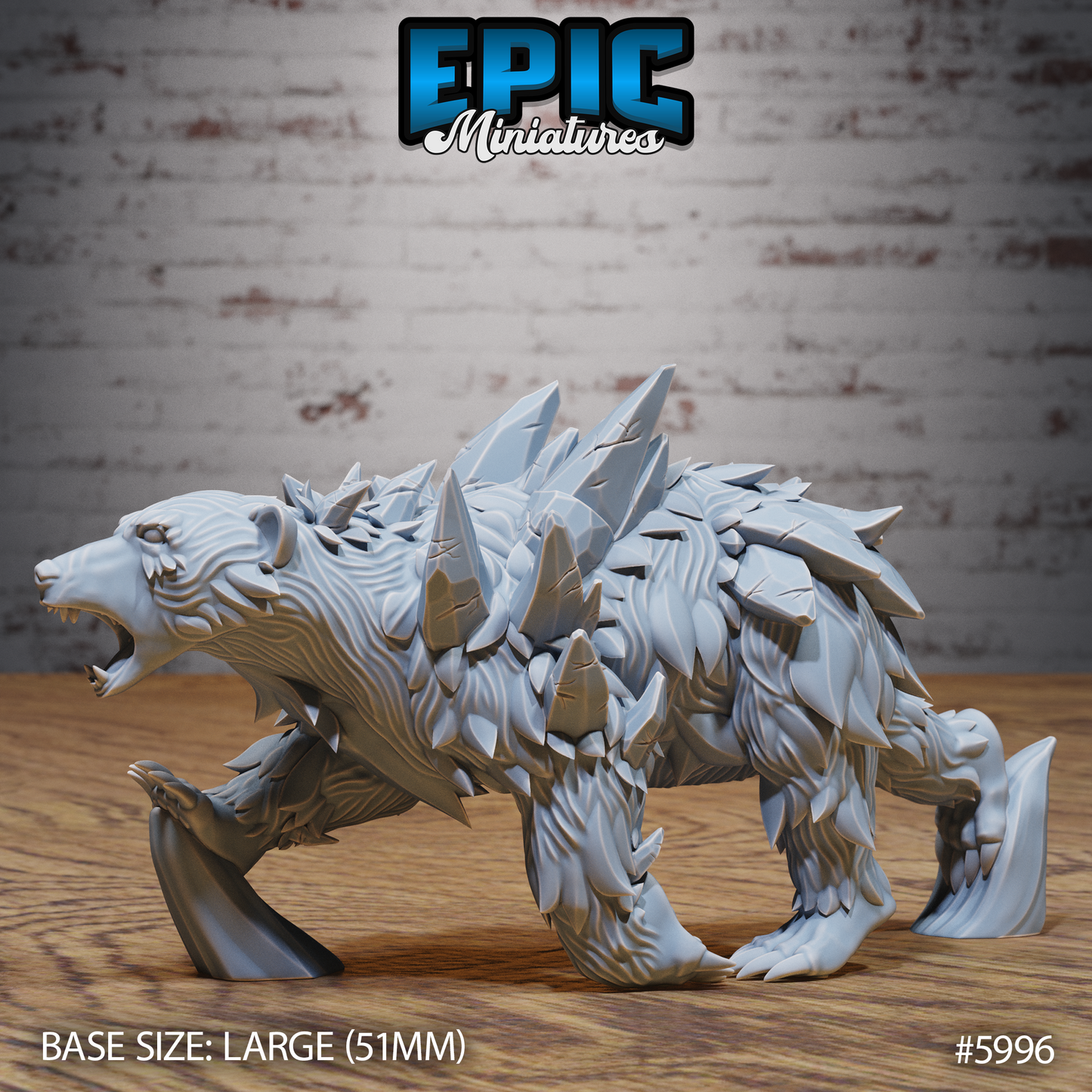Magical Frost Bear (4 Variants Available) - Epic Miniatures