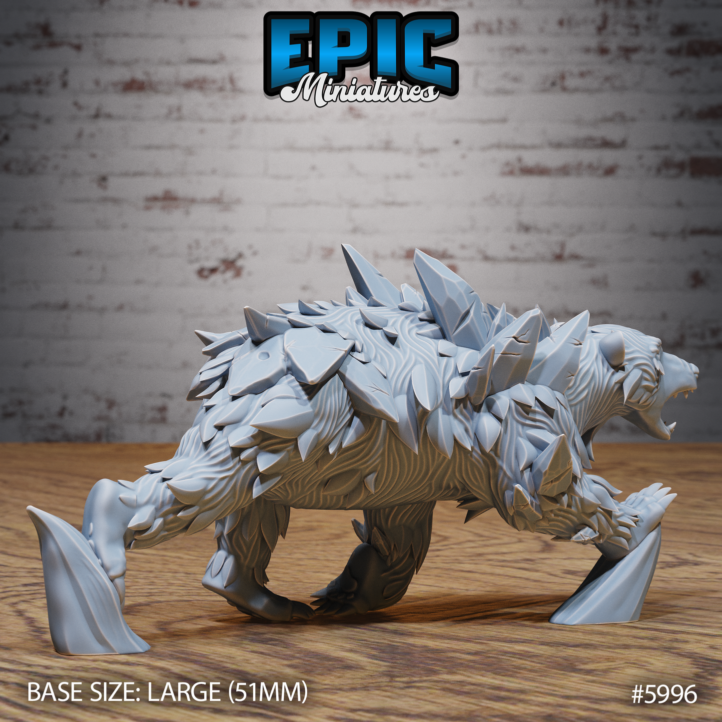 Magical Frost Bear (4 Variants Available) - Epic Miniatures