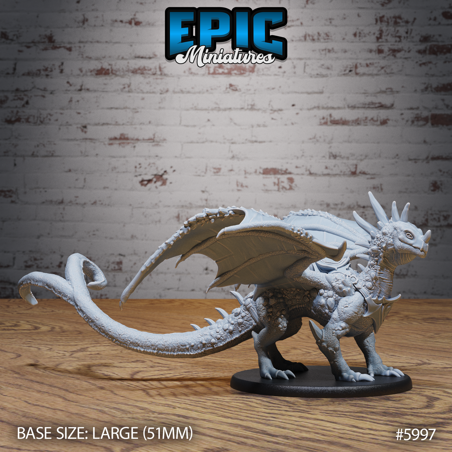 Crystal Dragon (5 Variants Available) - Epic Miniatures