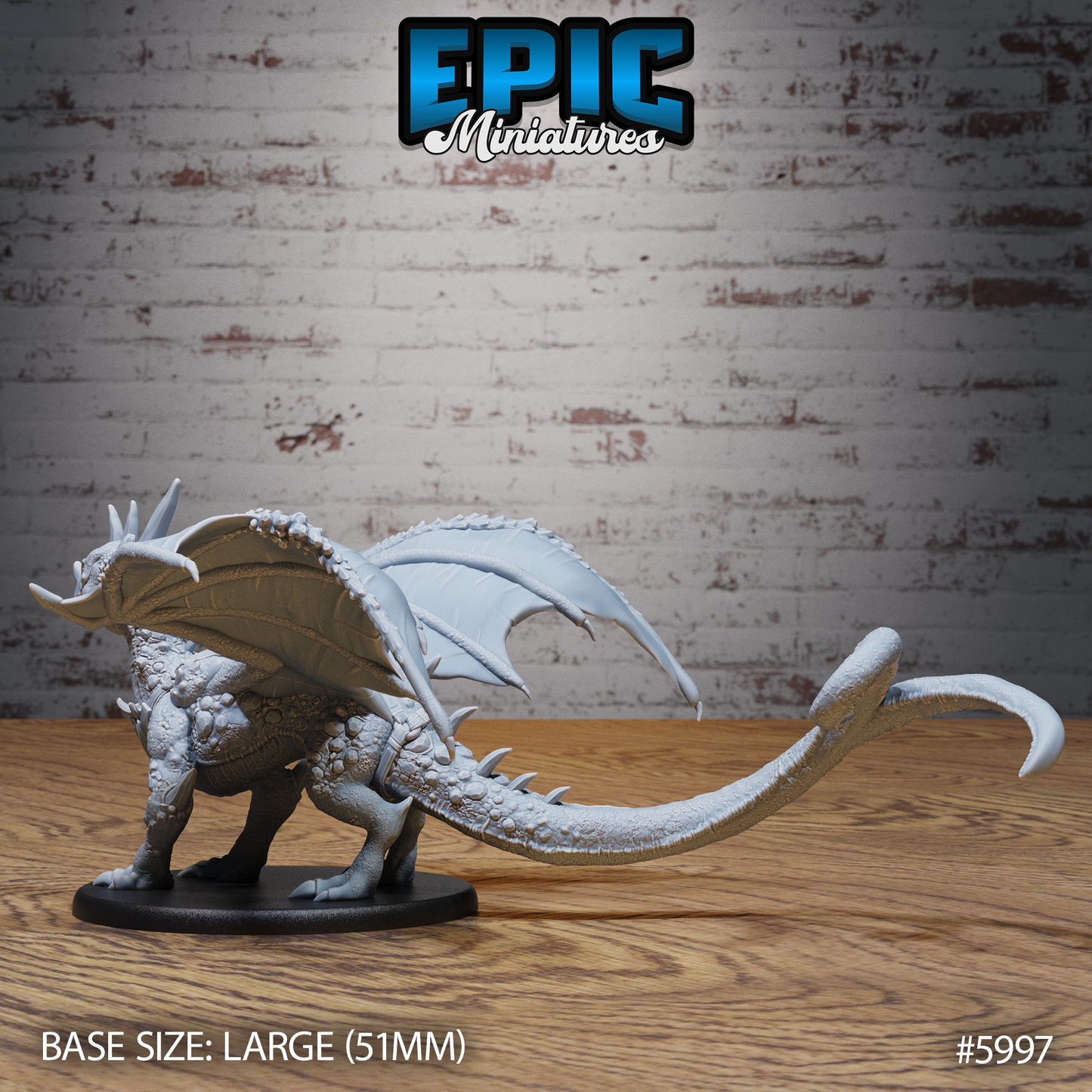 Crystal Dragon (5 Variants Available) - Epic Miniatures