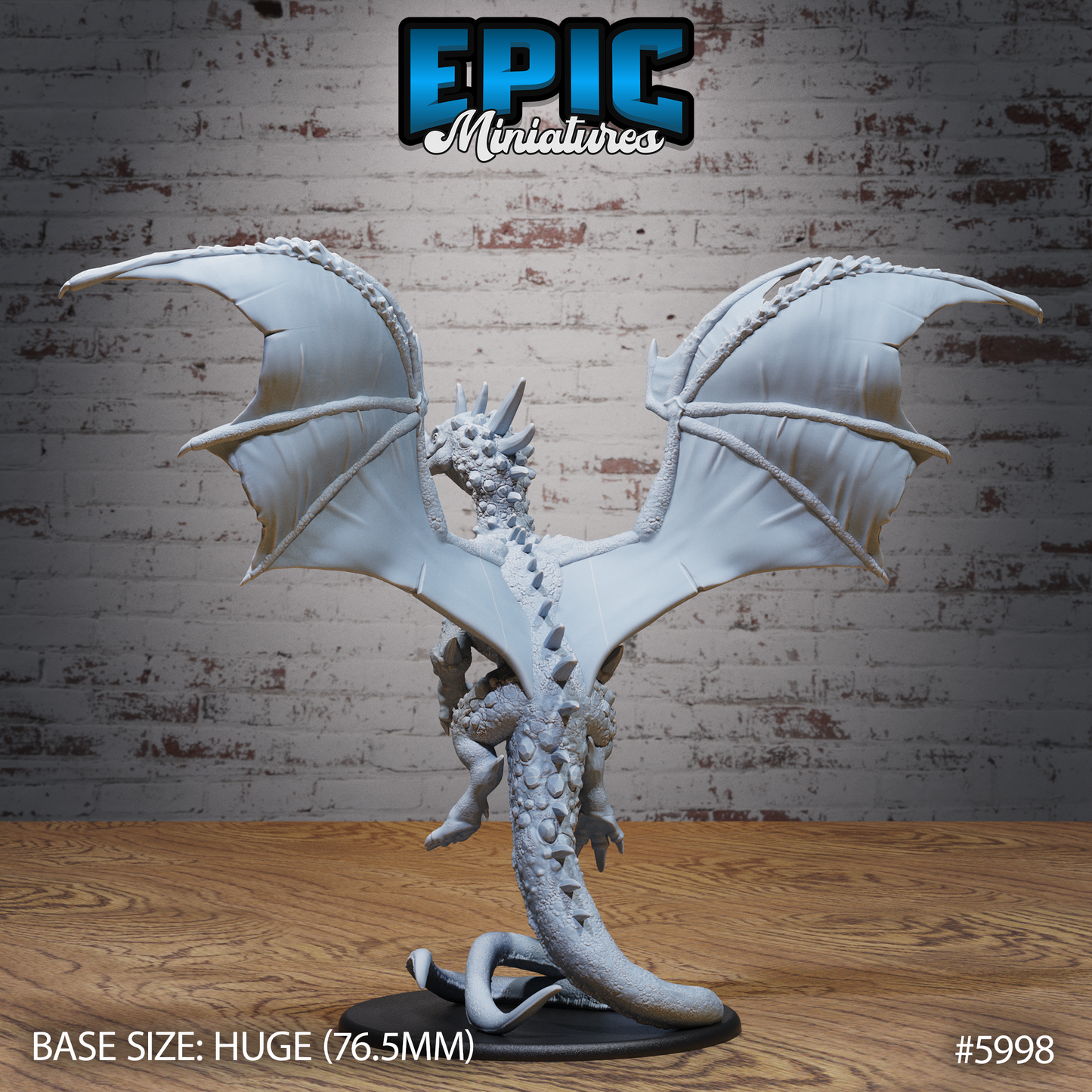 Crystal Dragon (5 Variants Available) - Epic Miniatures