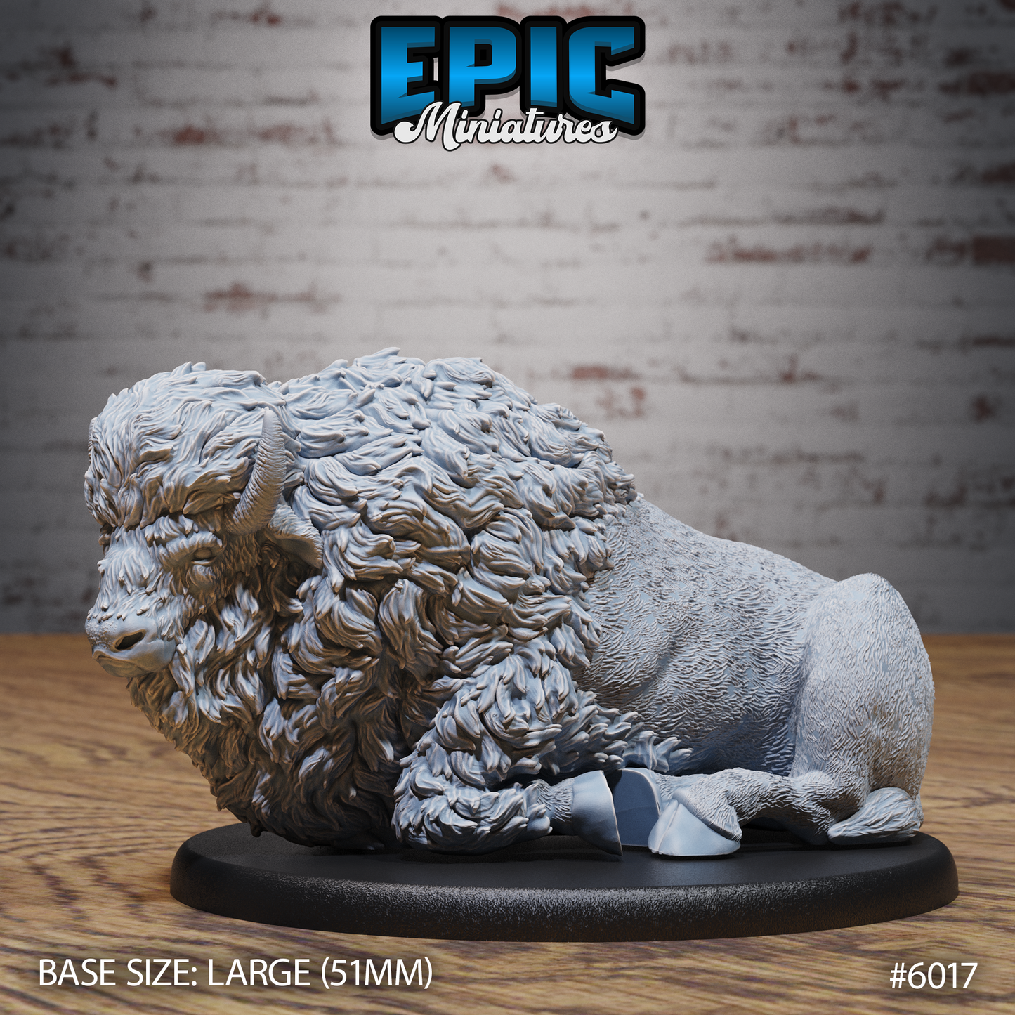 Bison (3 Variants Available) - Epic Miniatures
