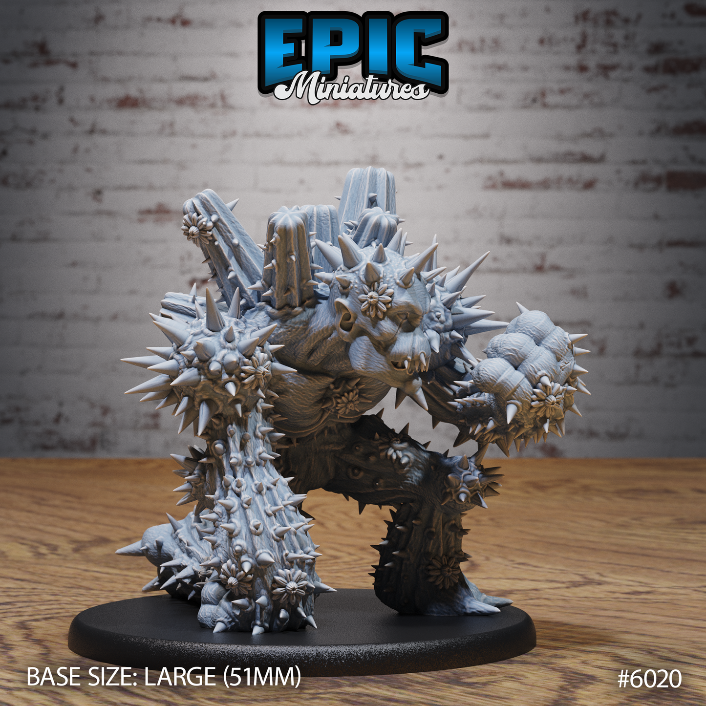 Cactus Golem (3 Variants Available) - Epic Miniatures