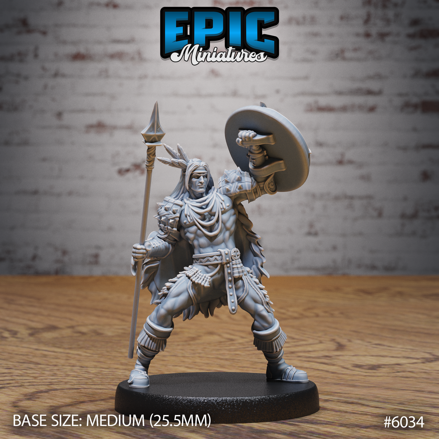 Native Adventurer (3 Variants Available) - Epic Miniatures