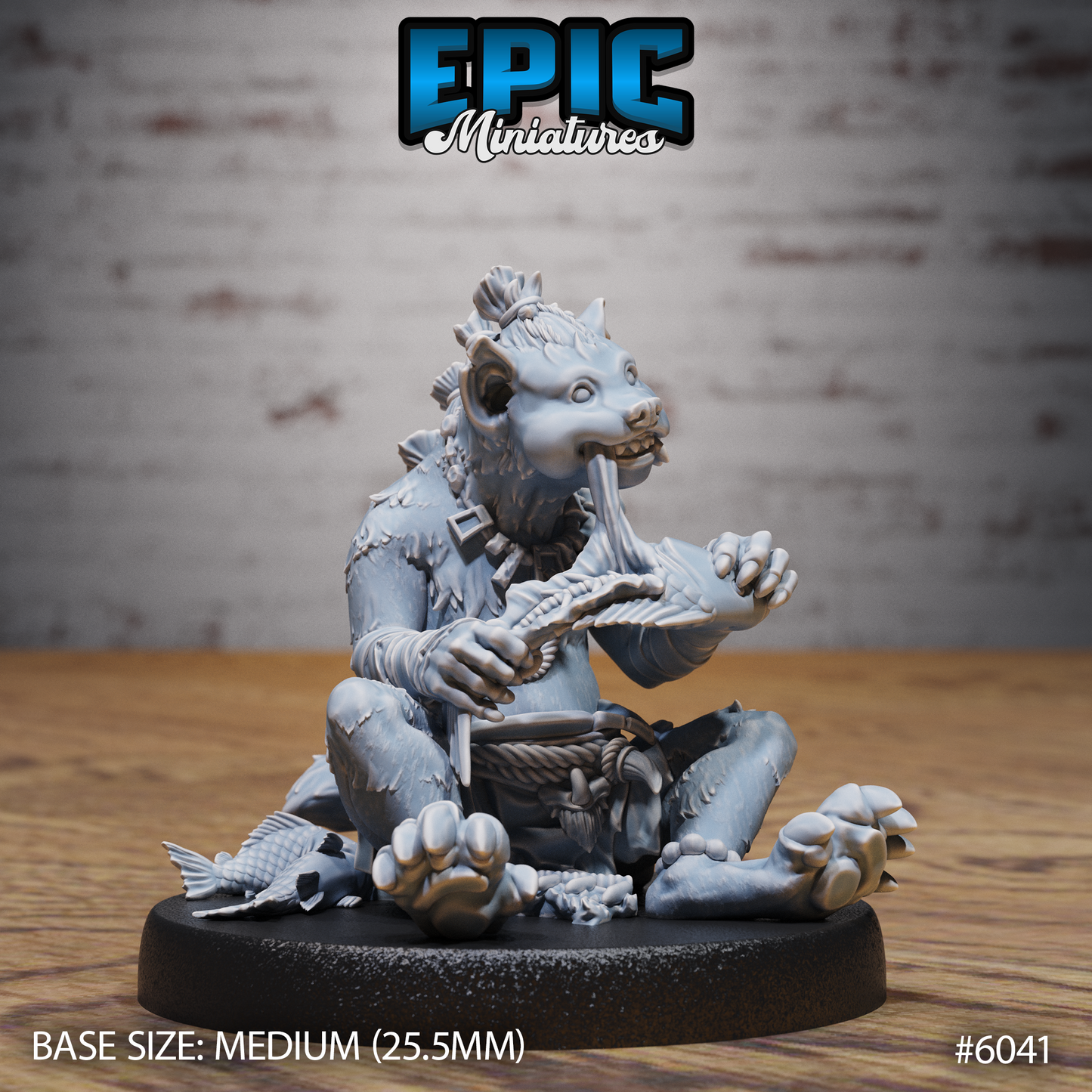 Young Gnoll (3 Variants Available) - Epic Miniatures