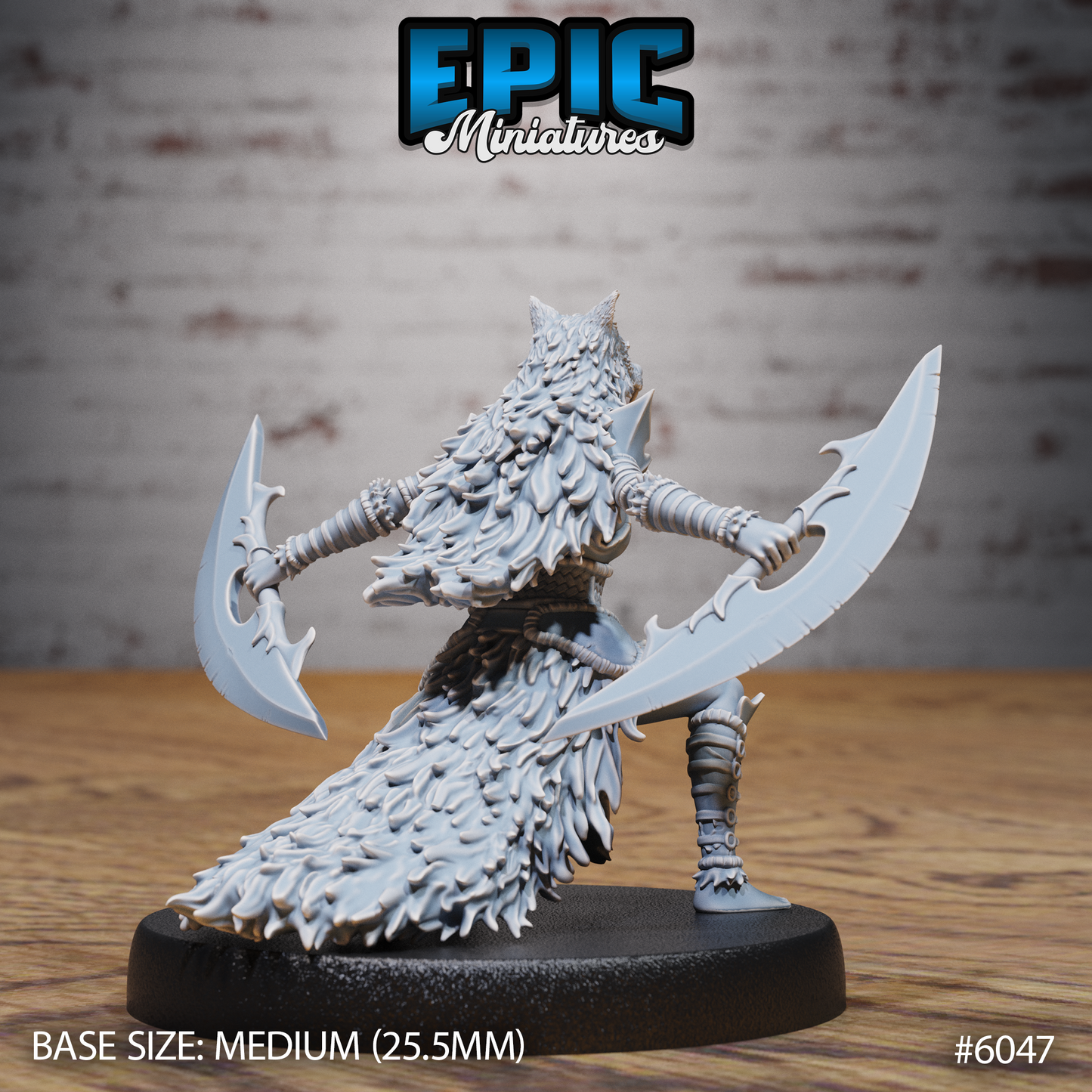 Wolf Spirit Huntress (4 Variants Available) - Epic Miniatures
