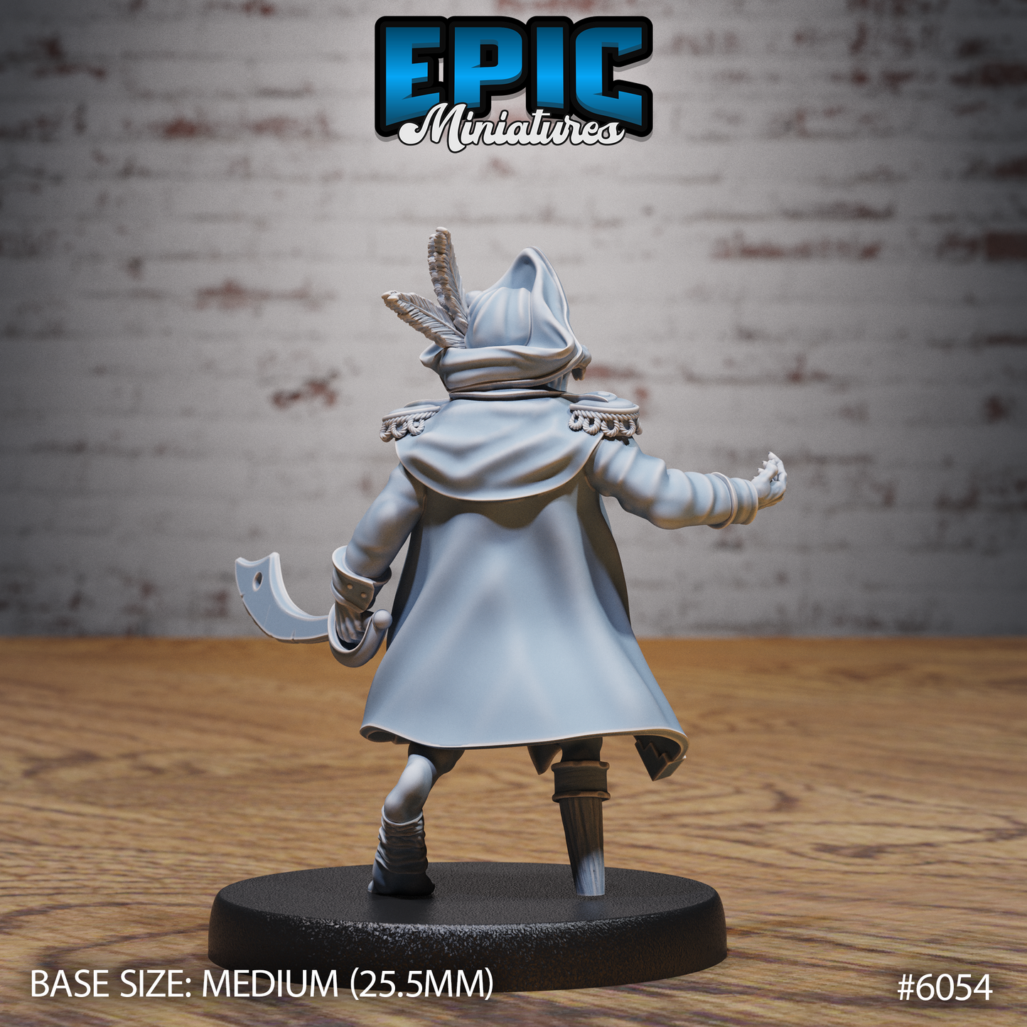 Ratfolk Pirate Captain (3 Variants Available) - Epic Miniatures