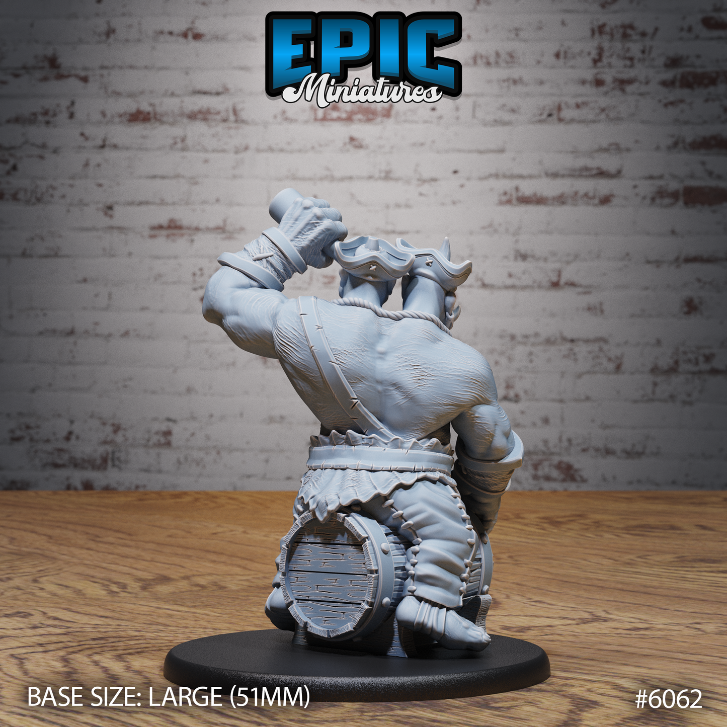 Ettin Pirate (3 Variants Available) - Epic Miniatures