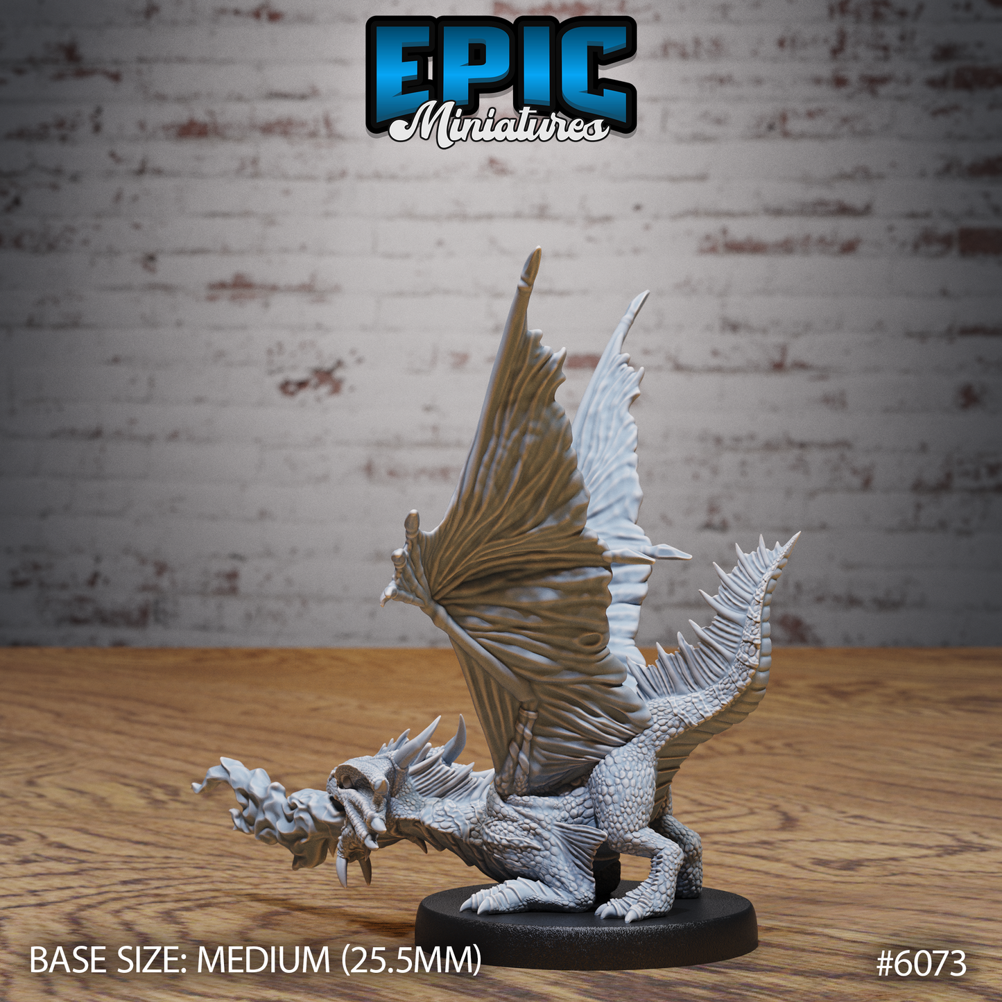 Bronze Dragon Wyrmling (3 Variants Available) - Epic Miniatures