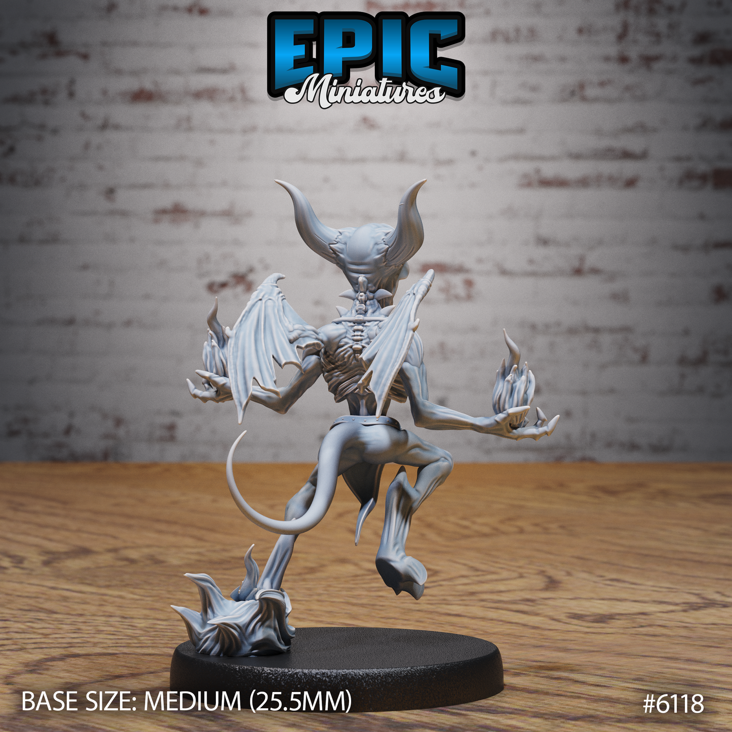 Pyro Demon (3 Variants Available) - Epic Miniatures
