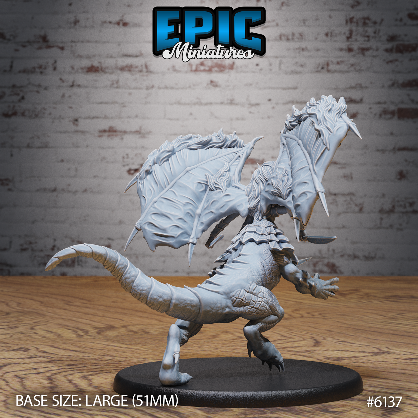 Ymeri Inferno Queen - Centaur Dragon Lady (3 Variants Available) - Epic Miniatures