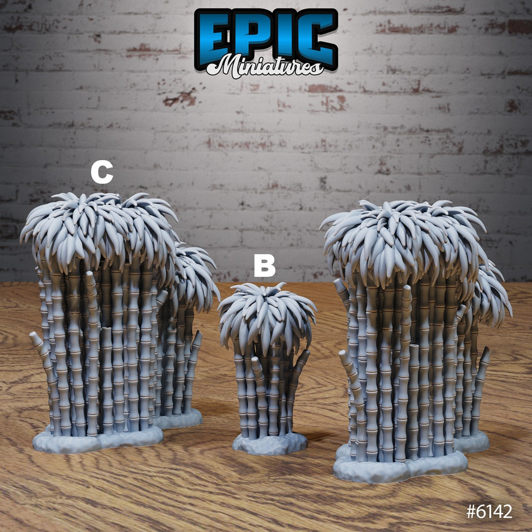 Swamp Lands Terrain Scatter Set - Bamboo (3 Variants Available) - Epic Miniatures