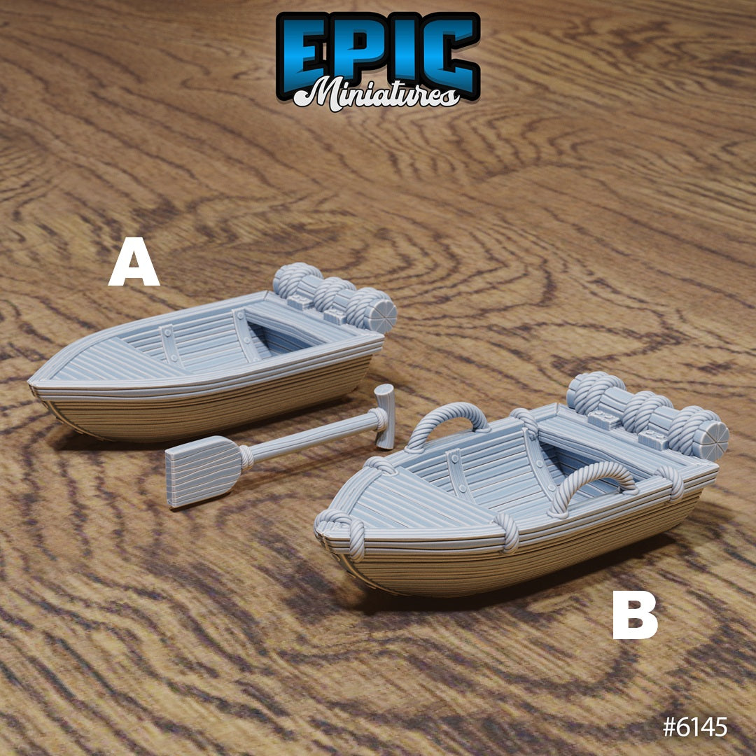 Swamp Boats (4 Variants Available) - Epic Miniatures