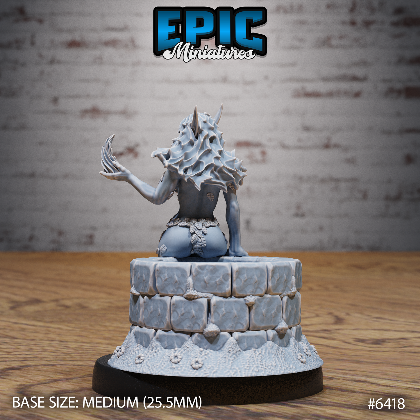 Spring Undine, Water Elemental (3 Variants Available) - Epic Miniatures