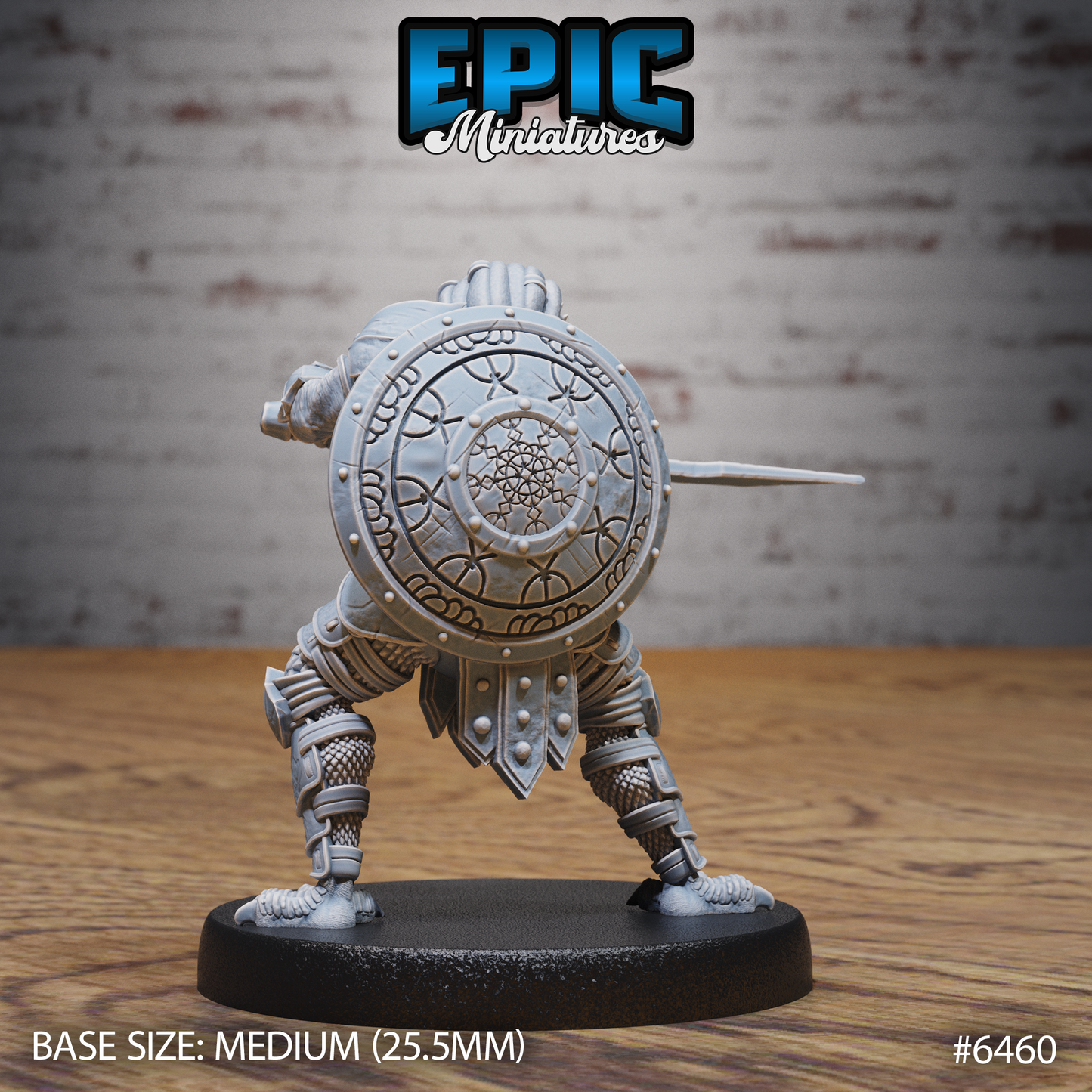 Dragonborn Warrior (3 Variants Available) - Epic Miniatures