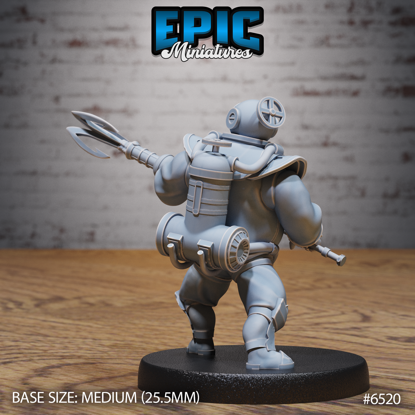 Deep Sea Diver (3 Variants Available) - Epic Miniatures