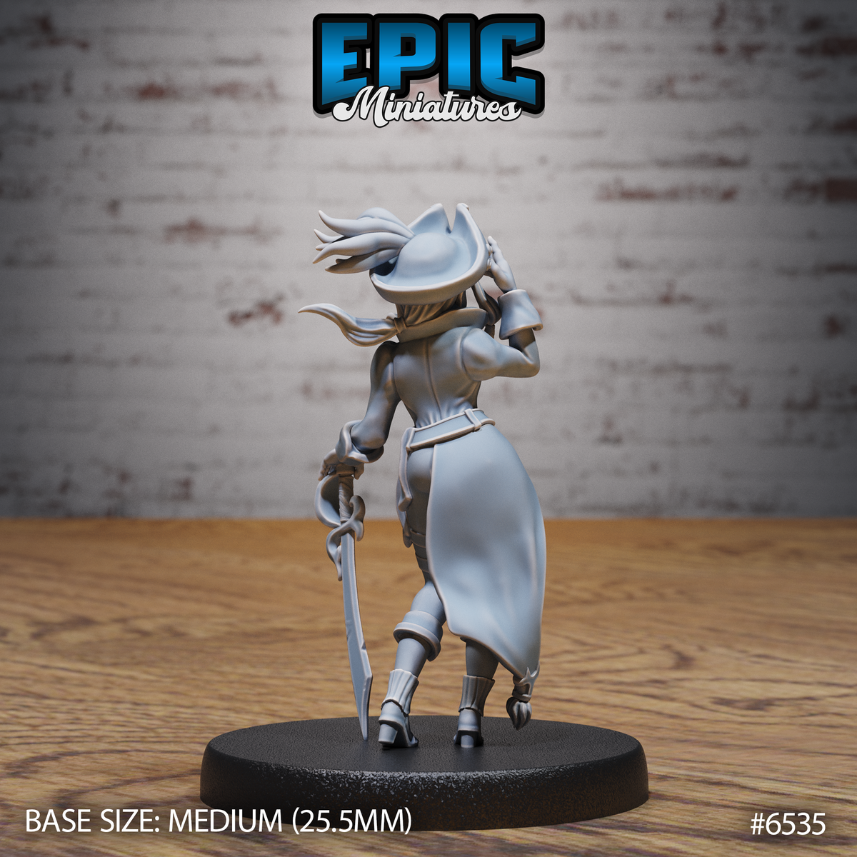 Pirate Crew, Set 2 (5 Variants Available) - Epic Miniatures