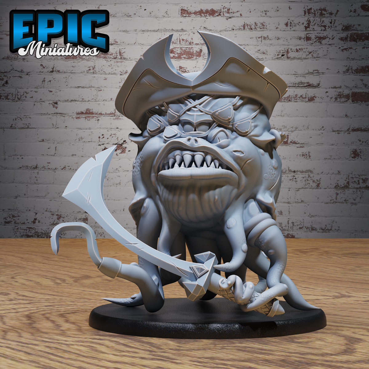 Sea Tyrant Pirate, Nautical Eye Monster - Epic Miniatures