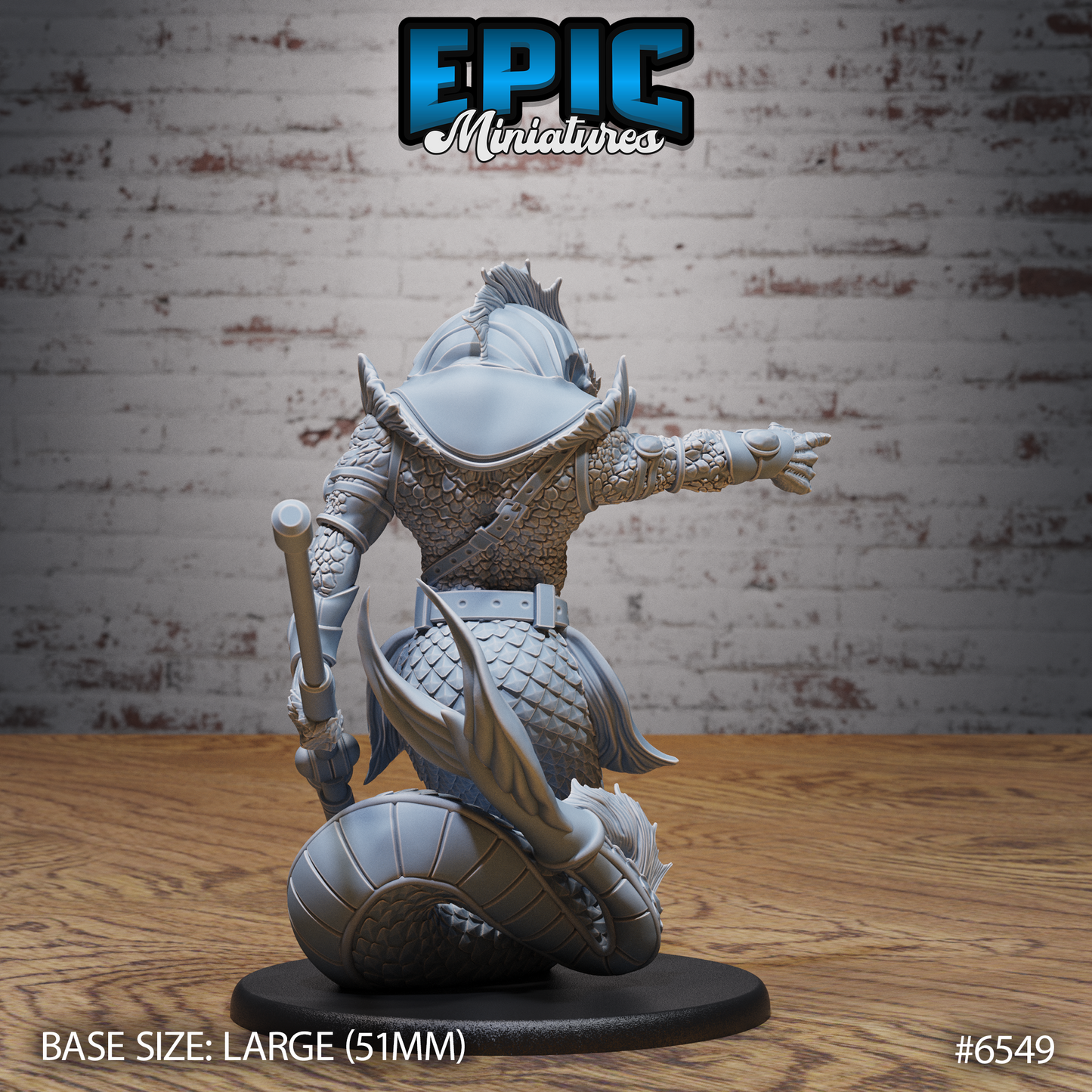 Gladiator Merfolk (3 Variants Available) - Epic Miniatures