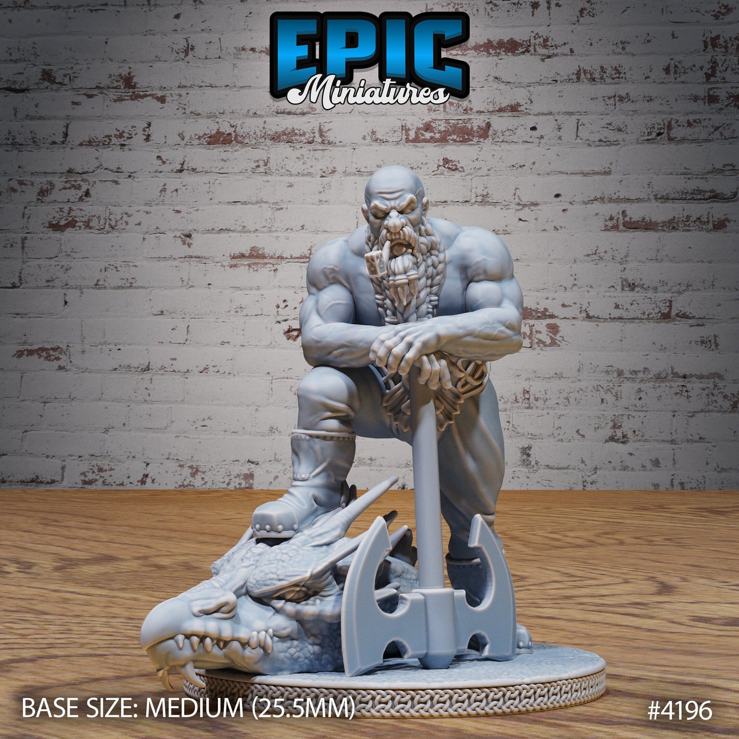 Dwarf Dragon Slayer - Epic Miniatures
