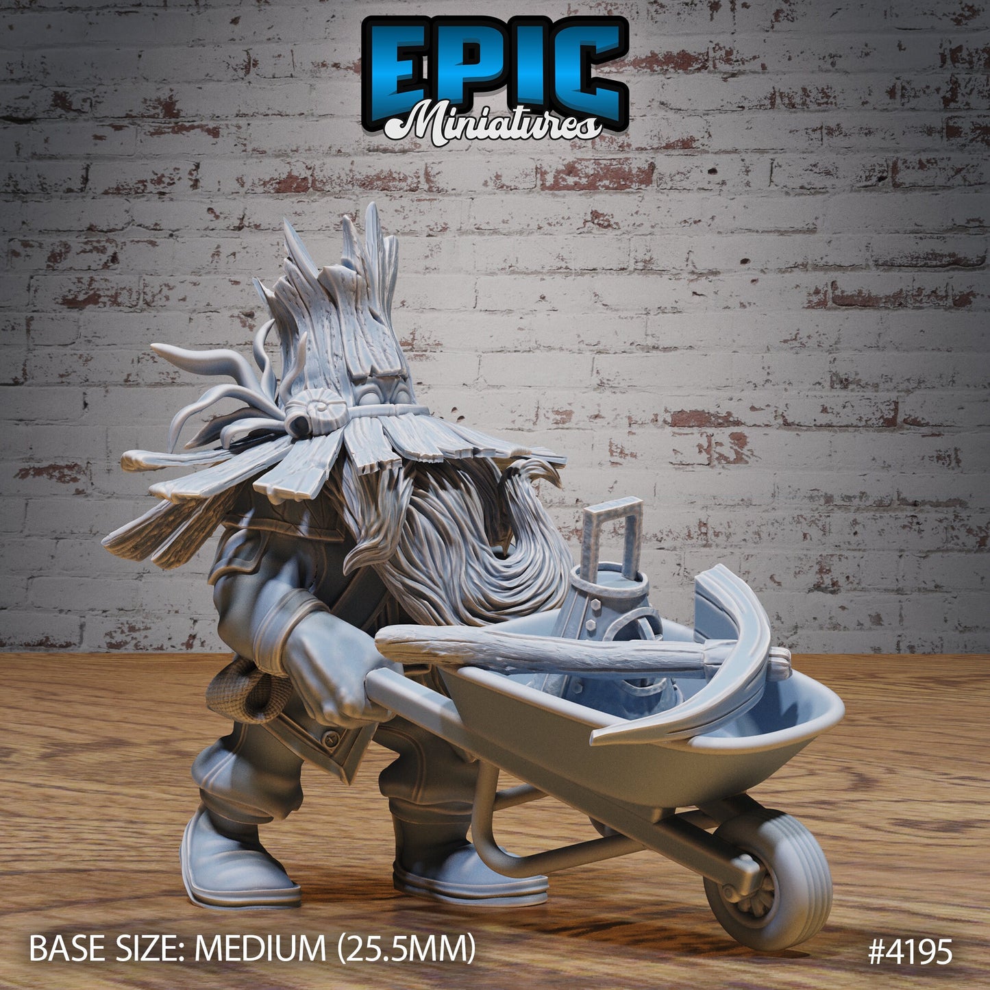 Wild Dwarf Miner (3 Variants Available) - Epic Miniatures