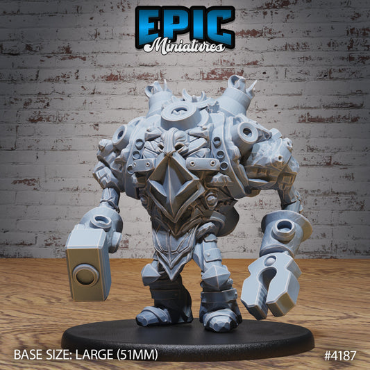 Stone Dwarf Construct (3 Variants Available) - Epic Miniatures