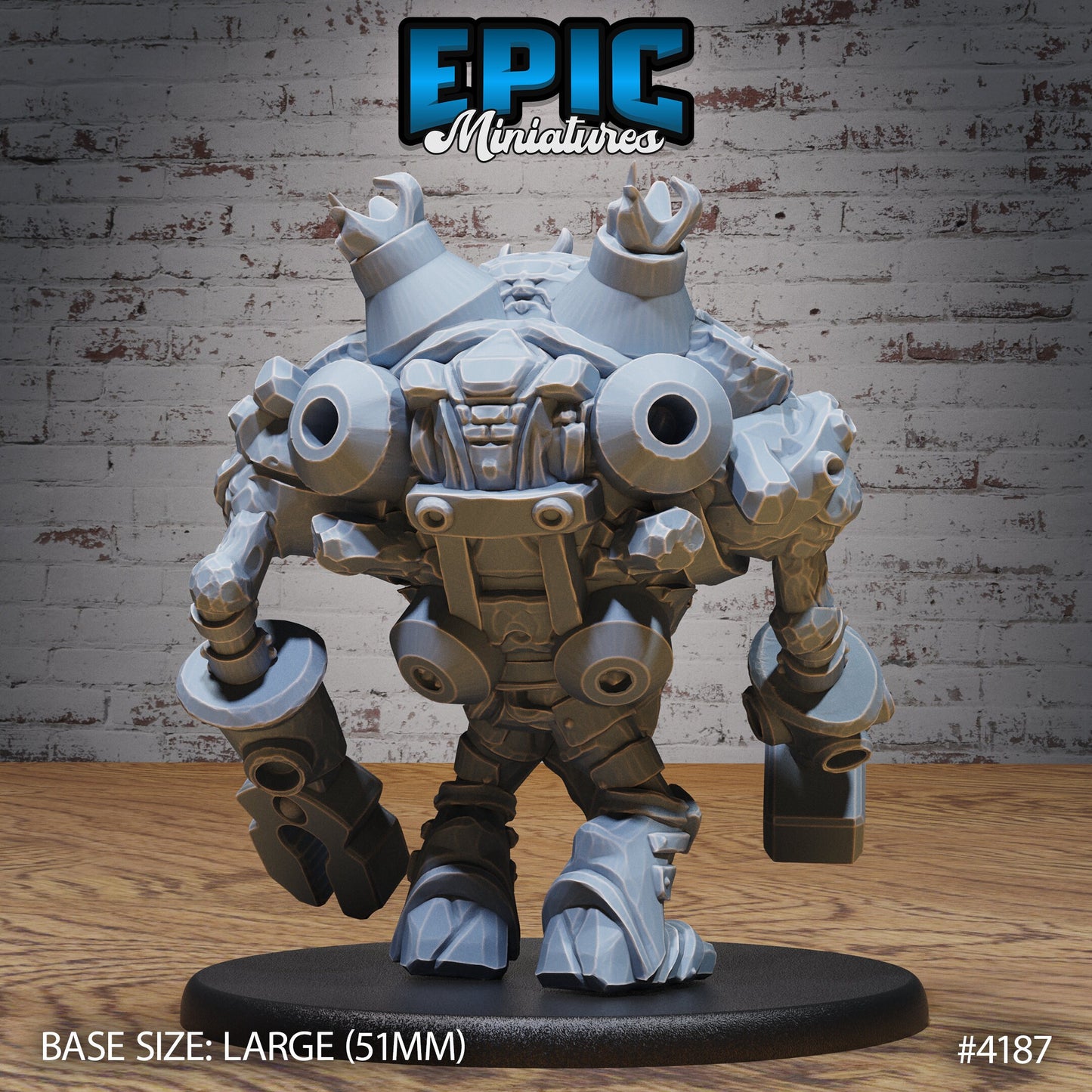 Stone Dwarf Construct (3 Variants Available) - Epic Miniatures