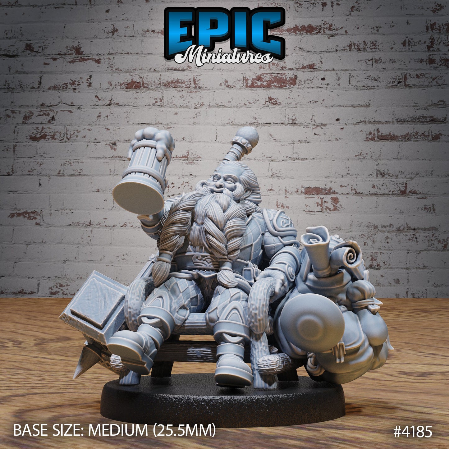 Dwarf Traveler (3 Variants Available) - Epic Miniatures